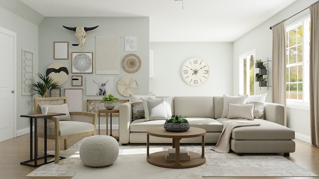 living grey room design
